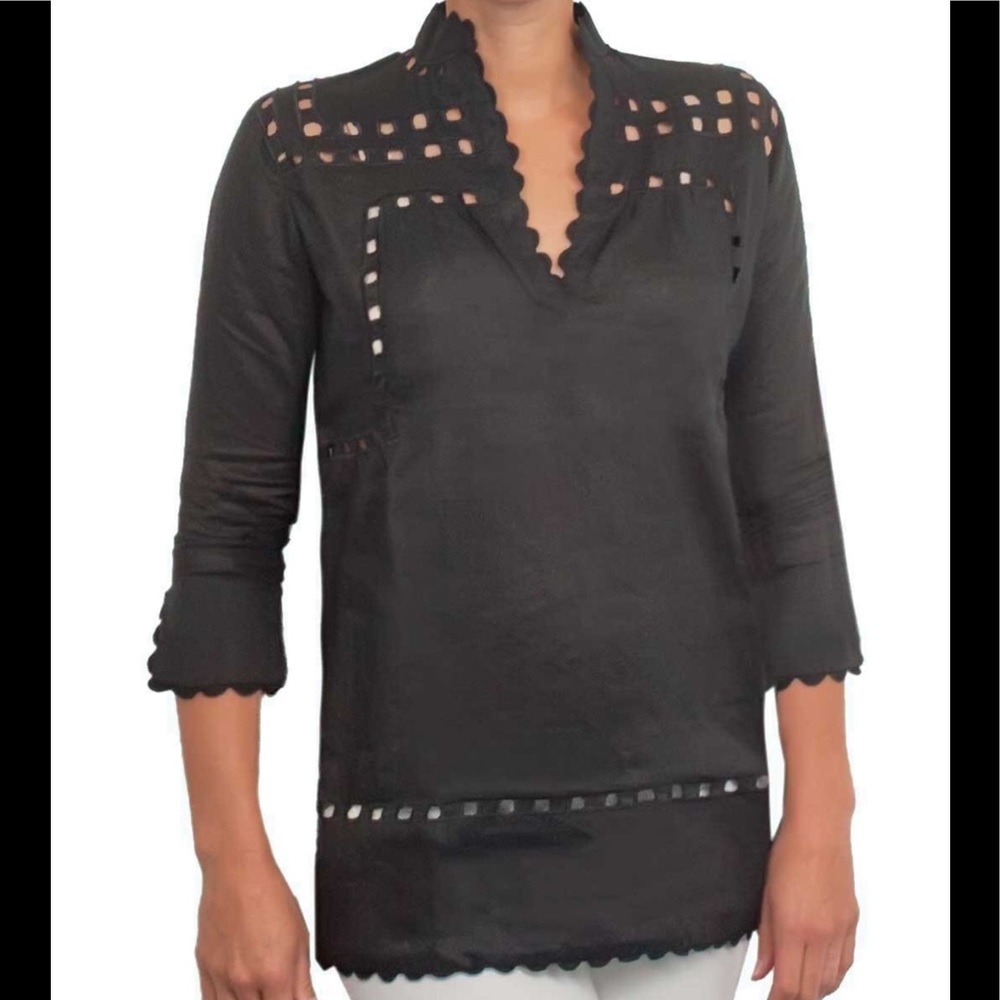 Gretchen Scott linen tunic NWT